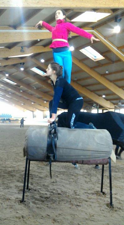 Choreotraining auf der Tonne